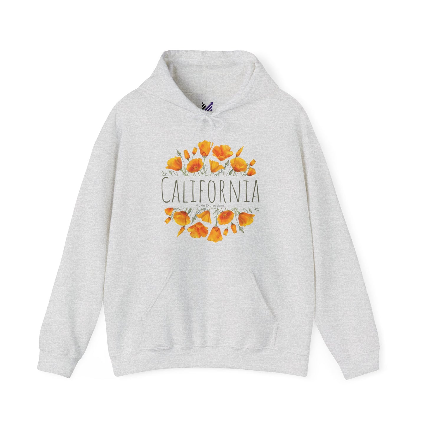 Golden Bloom Unisex Hooded Sweatshirt