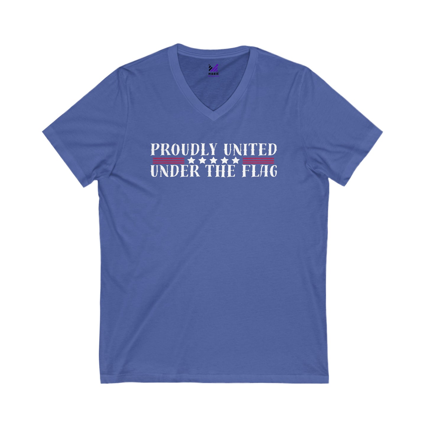 Proud Patriot Unisex Jersey Short Sleeve V-Neck Tee