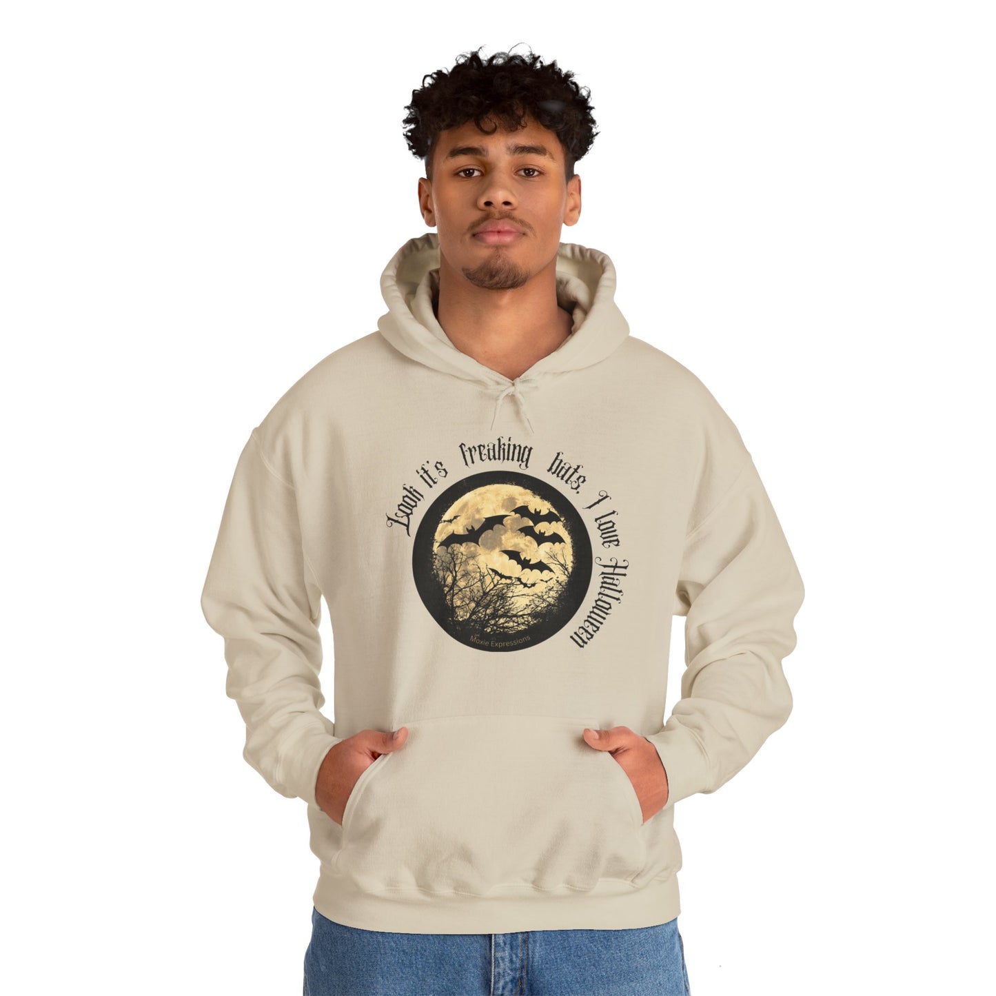 Twilight Bats Unisex Hooded Sweatshirt