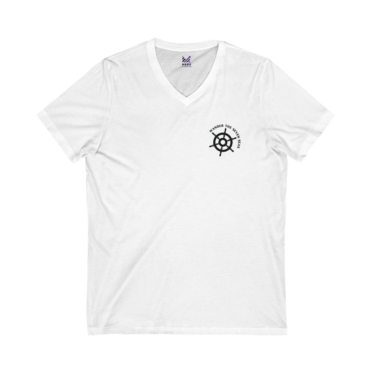 Wanderer's Way Unisex Jersey Short Sleeve V-Neck Tee