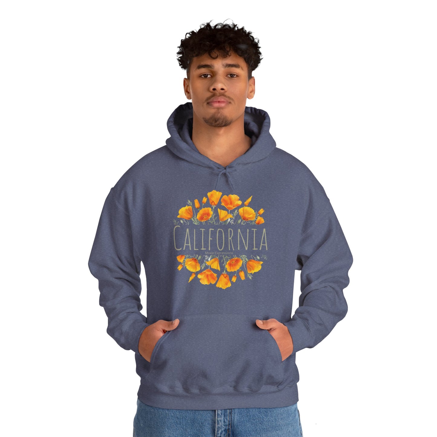 Golden Bloom Unisex Hooded Sweatshirt