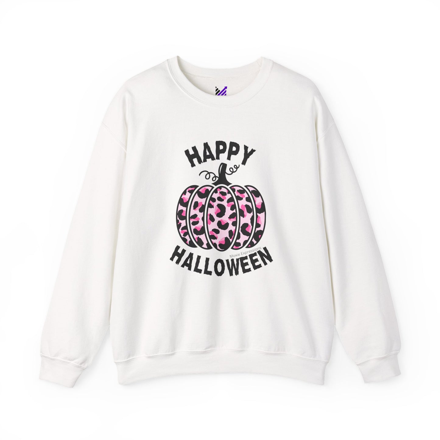 Sassy Pink Pumpkin Patch Unisex Crewneck Sweatshirt