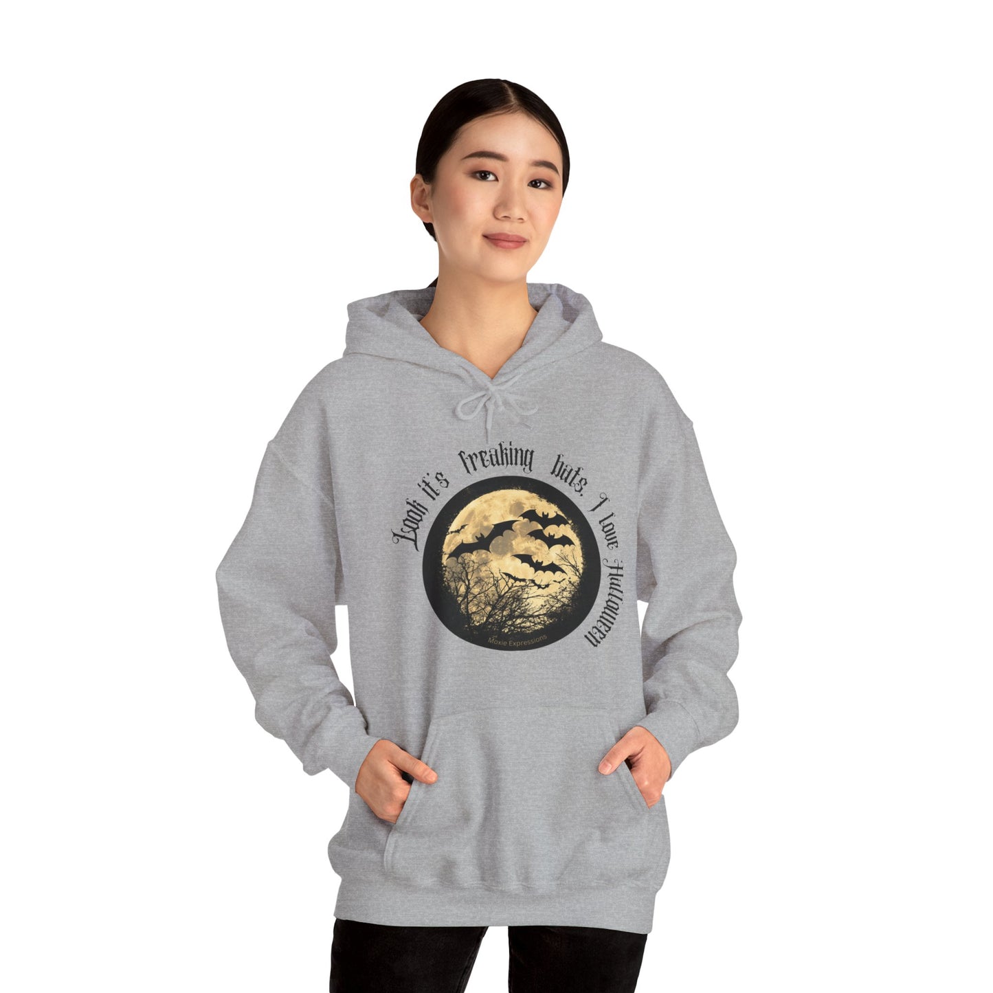 Twilight Bats Unisex Hooded Sweatshirt