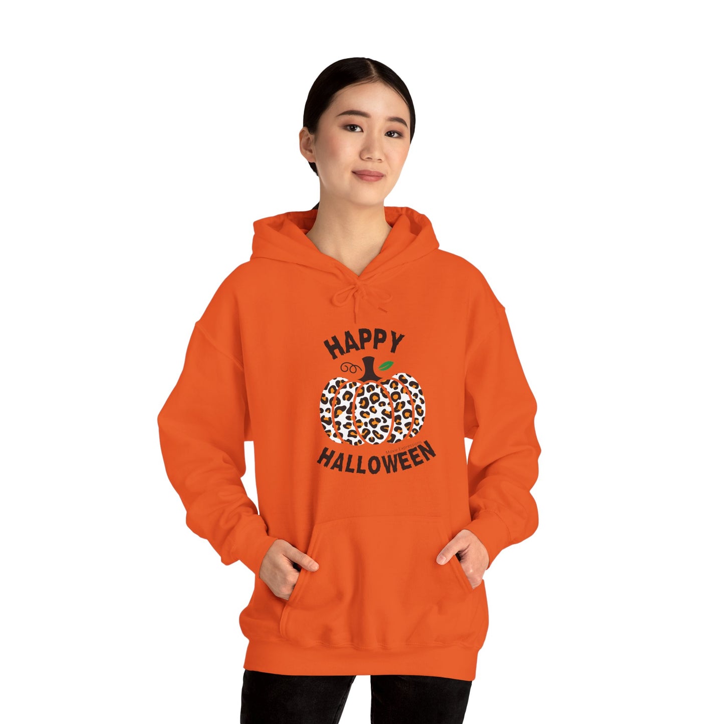 Cheetah Chic Pumpkin Patch Unisex Hooded Sweatshirt