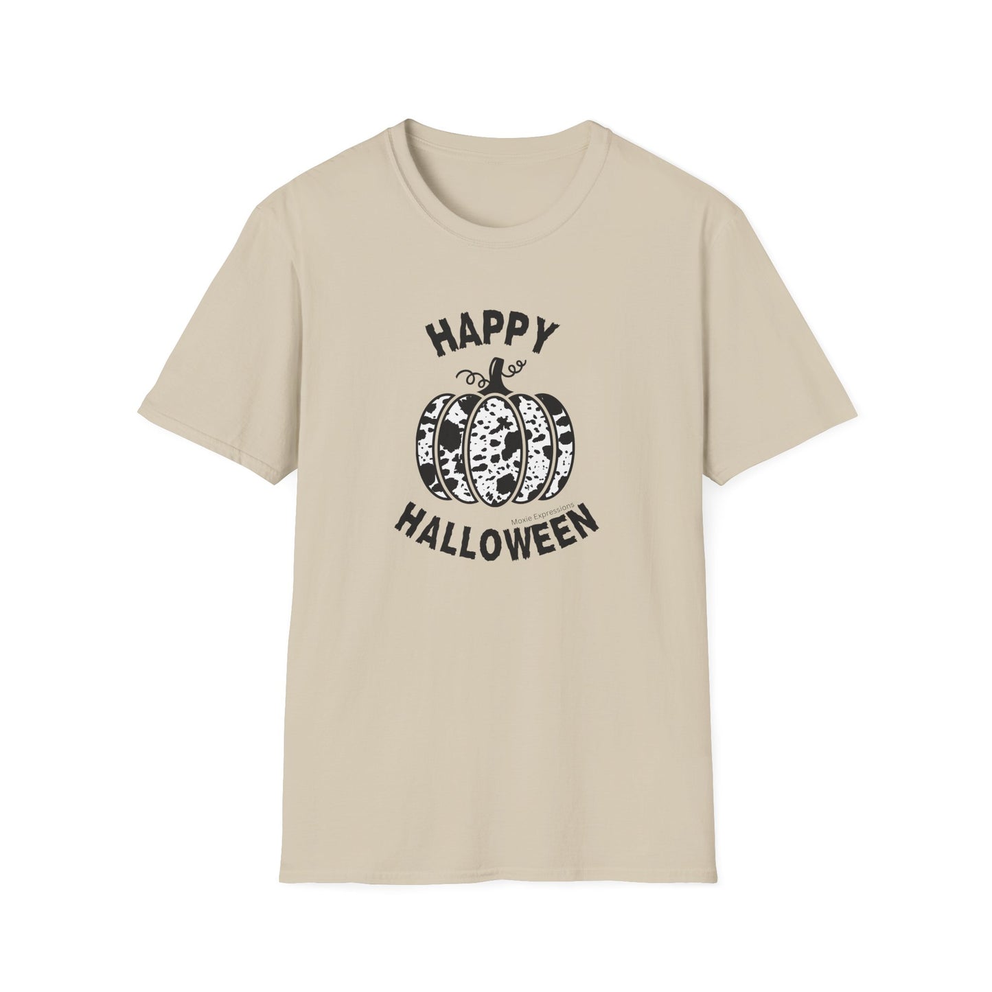 Cow Pumpkin Patch Unisex Softstyle Crewneck T-Shirt