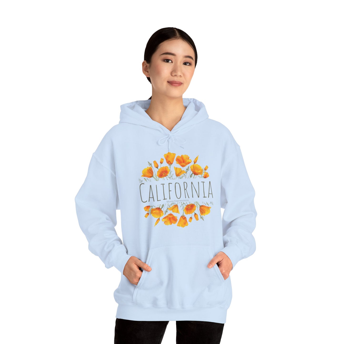 Golden Bloom Unisex Hooded Sweatshirt