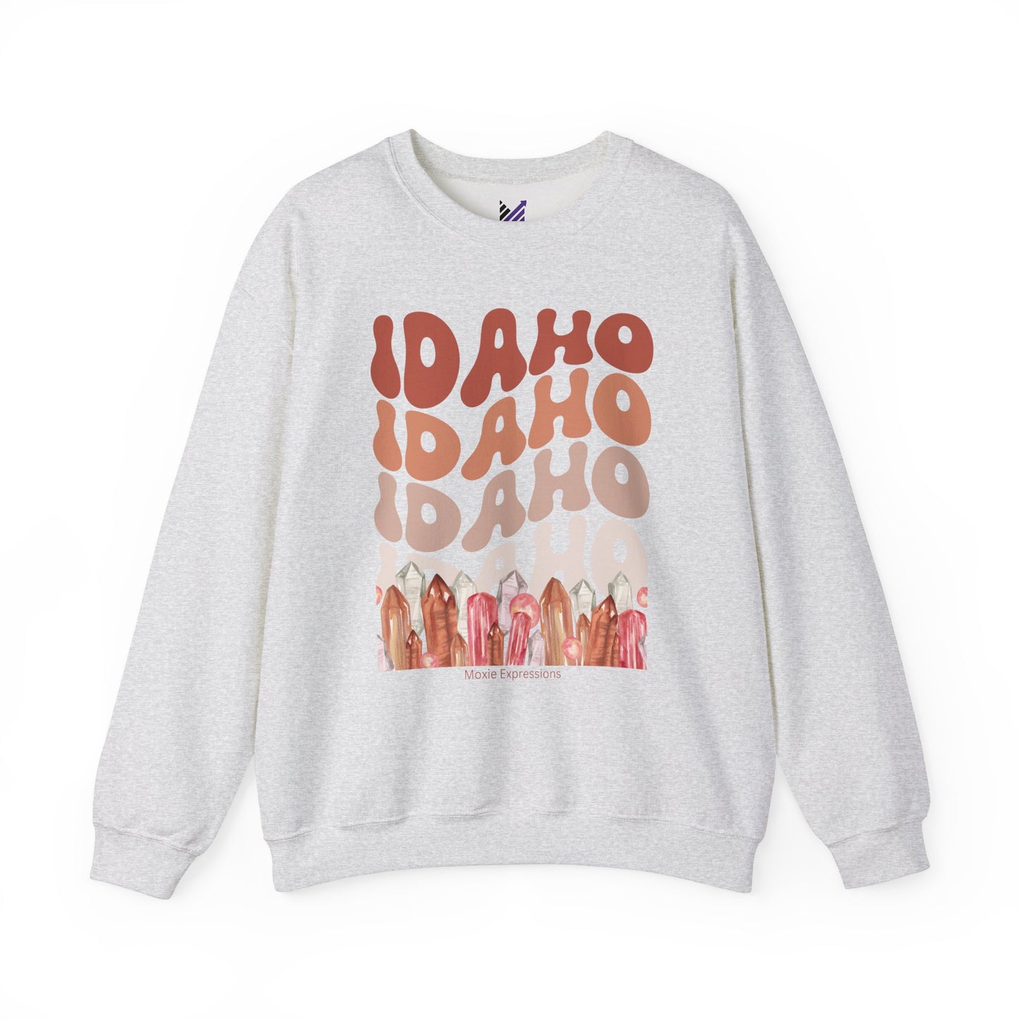 Idaho Gemstone Fusion Unisex Crewneck Sweatshirt