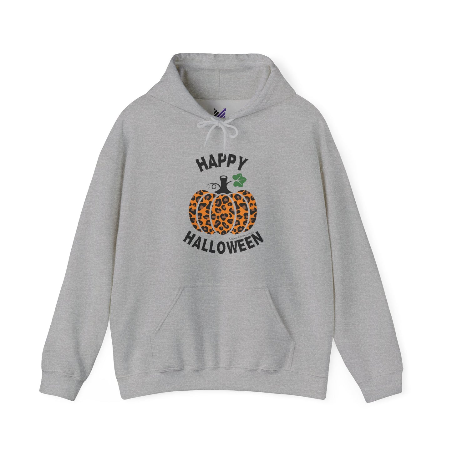 Cheetah Chic Pumpkin Patch Unisex Hooded Sweatshirt