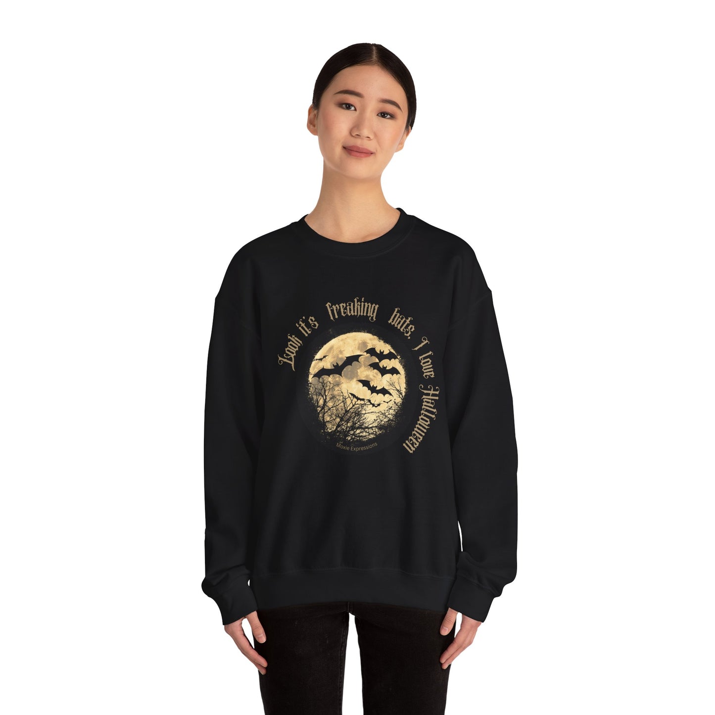 Twilight Bats Unisex Softstyle Crewneck T-Shirt