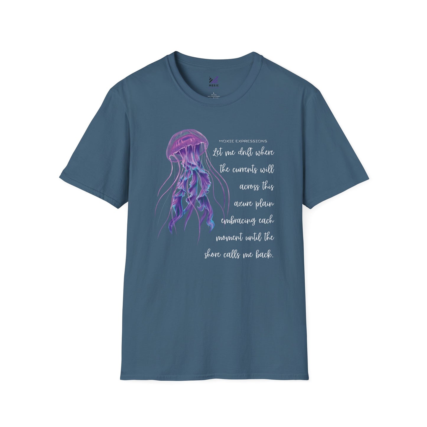 Ocean Whisper Unisex Softstyle Crewneck T-Shirt