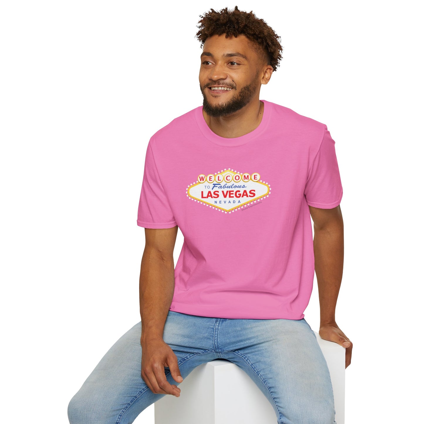 Vegas Vibes Unisex Softstyle Crewneck T-Shirt