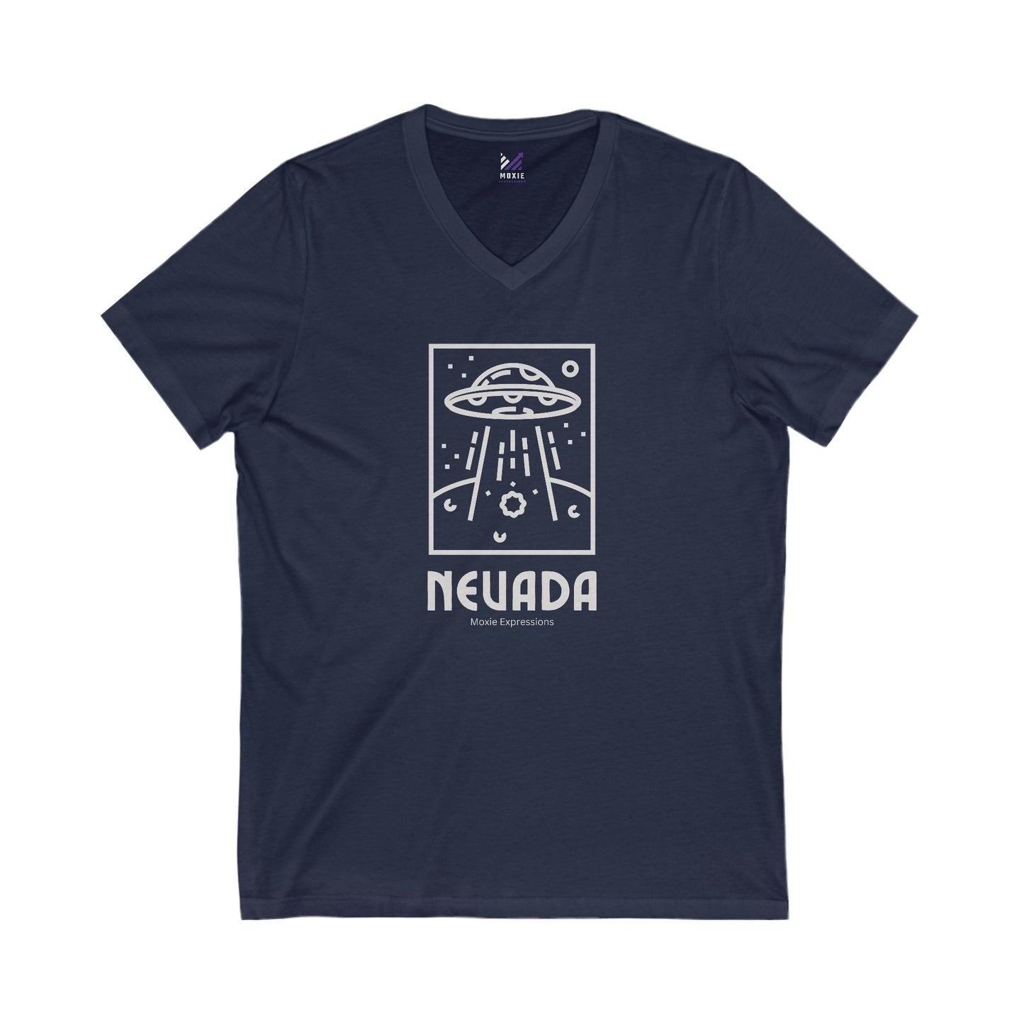Nevada Alien Encounter Unisex Jersey Short Sleeve V-Neck Tee