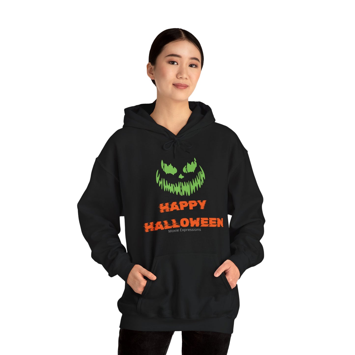 Spooky Jack o Lantern Unisex Hooded Sweatshirt