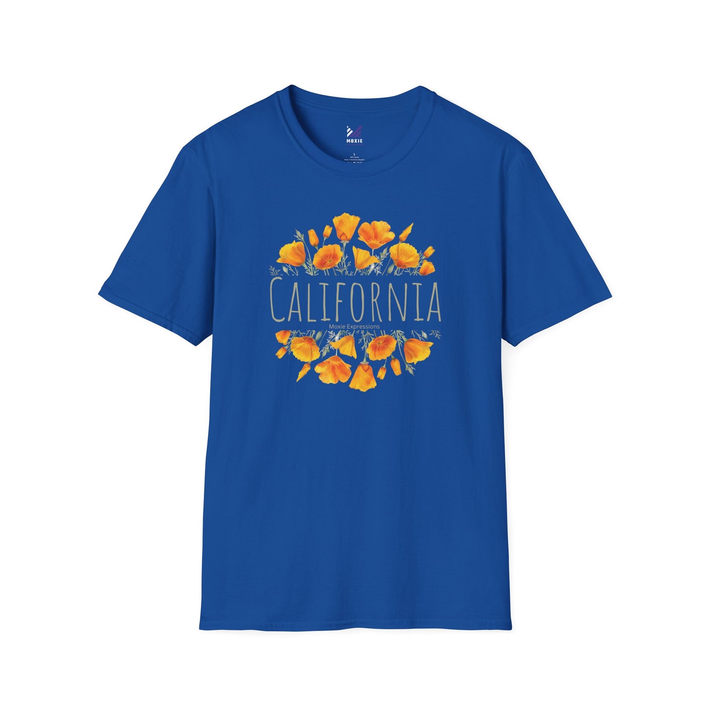 Golden Bloom Unisex Softstyle Crewneck T-Shirt
