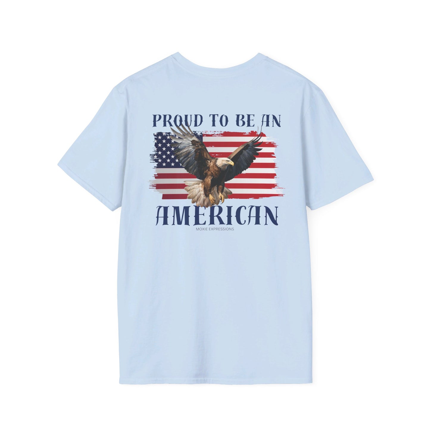 Proud Patriot Unisex Softstyle Crewneck T-Shirt