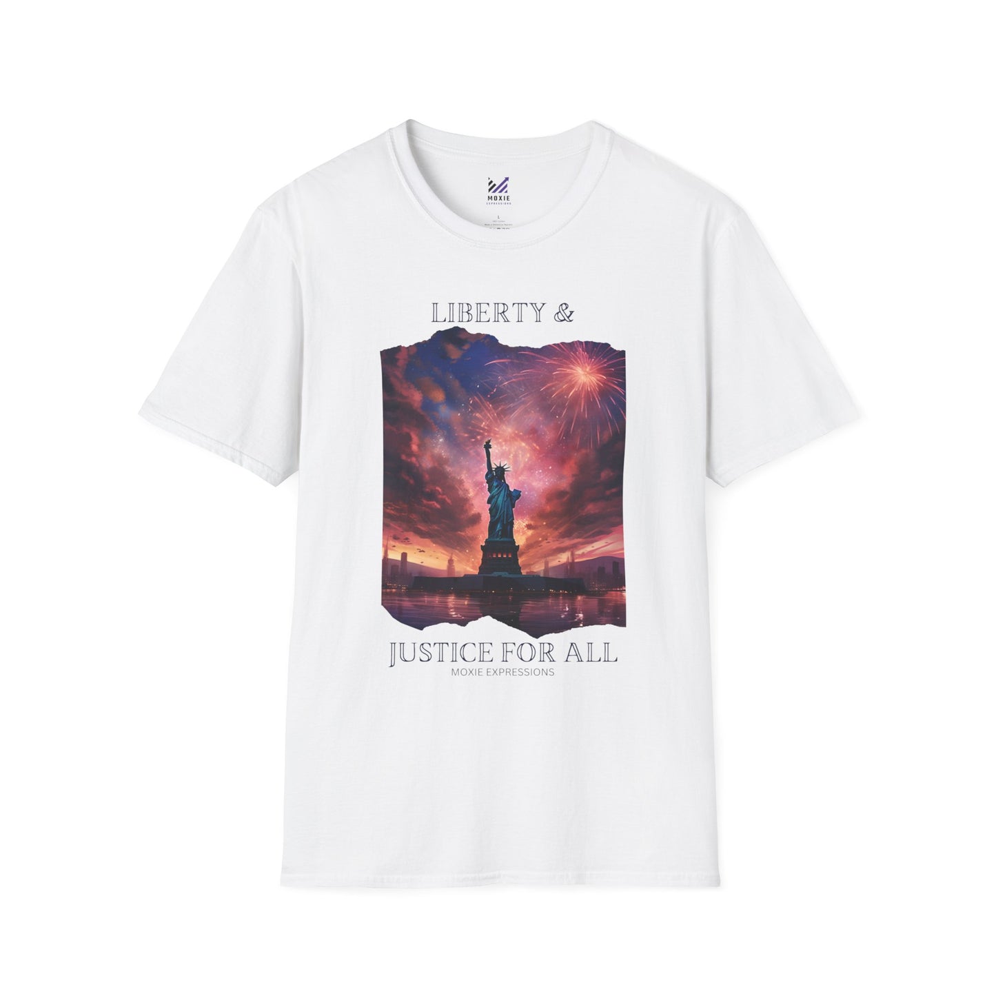 Liberty’s Radiance Unisex Softstyle Crewneck T-Shirt