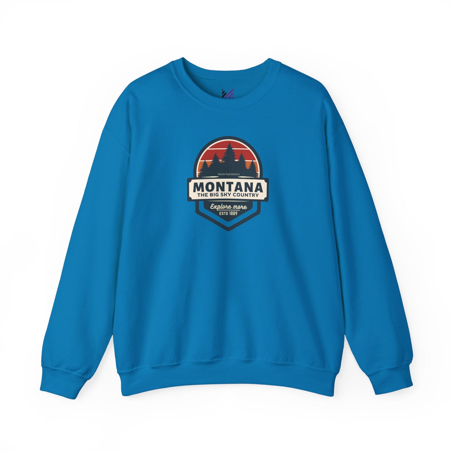 Montana Big Sky "Explore More" Unisex Crewneck Sweatshirt