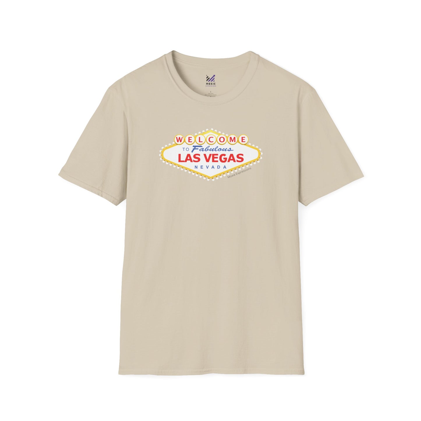 Vegas Vibes Unisex Softstyle Crewneck T-Shirt