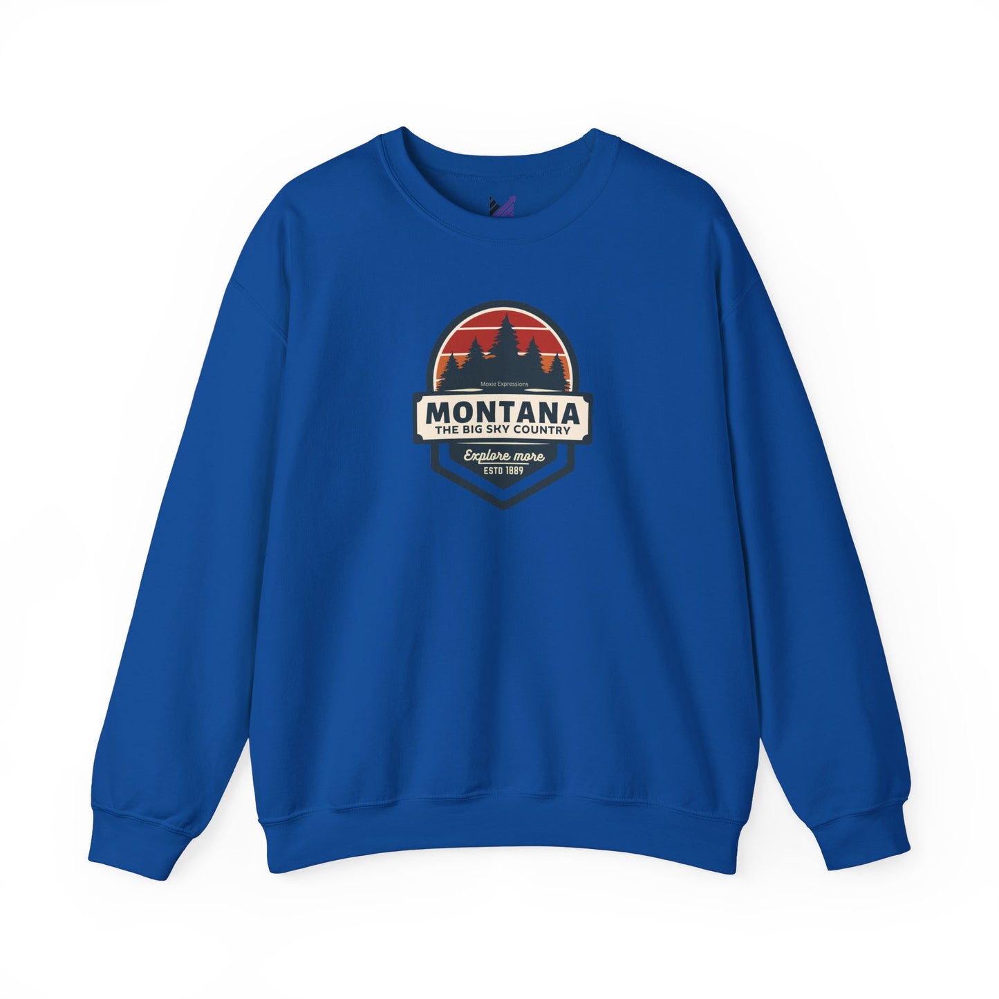 Montana Big Sky "Explore More" Unisex Crewneck Sweatshirt