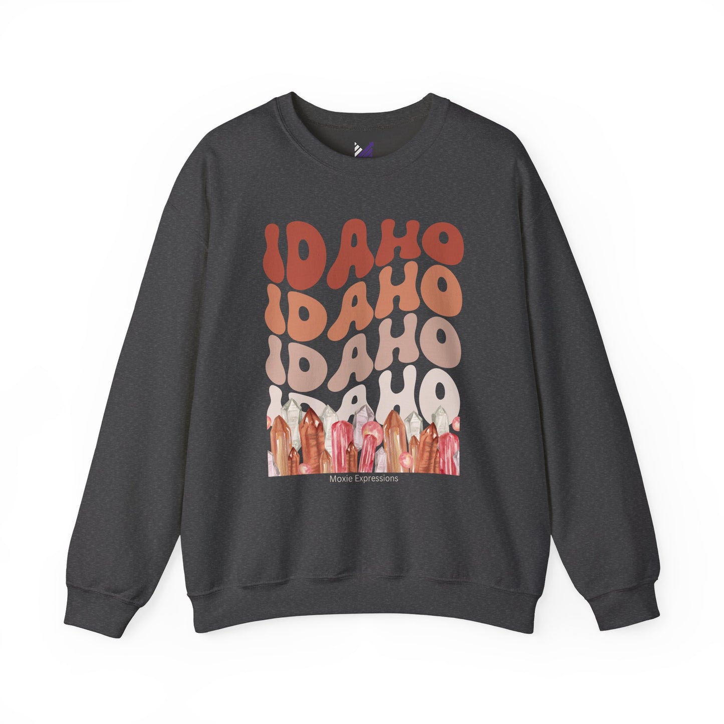 Idaho Gemstone Fusion Unisex Crewneck Sweatshirt