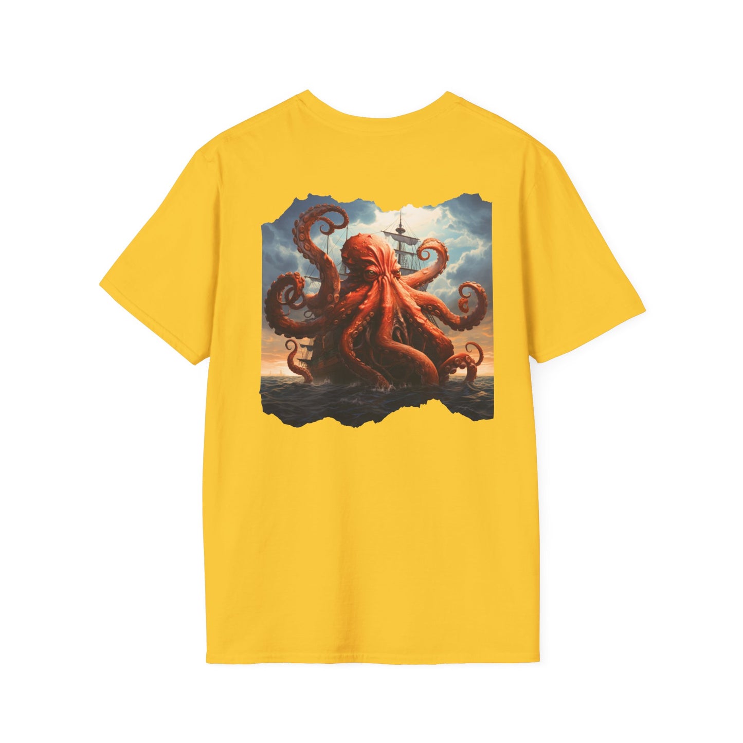 Kraken Storm Unisex Softstyle Crewneck T-Shirt