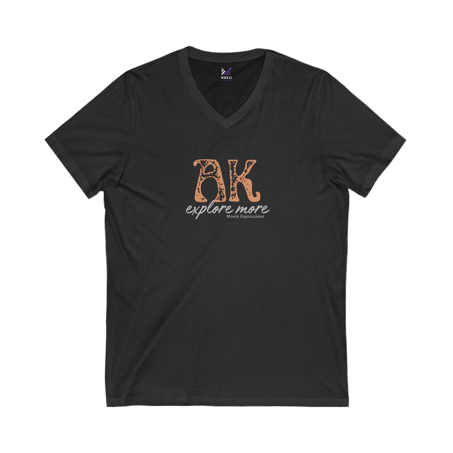 Alaska Explore More Unisex Jersey Short Sleeve V-Neck Tee
