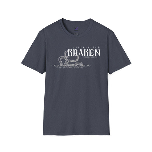 Kraken Storm Unisex Softstyle Crewneck T-Shirt