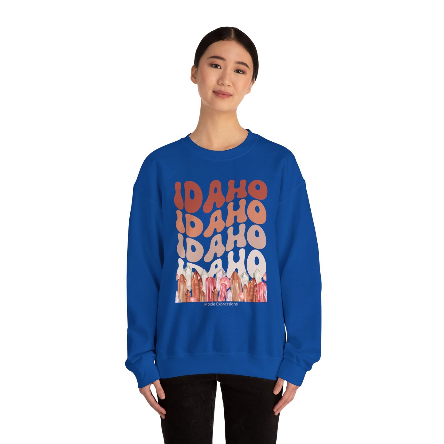 Idaho Gemstone Fusion Unisex Crewneck Sweatshirt