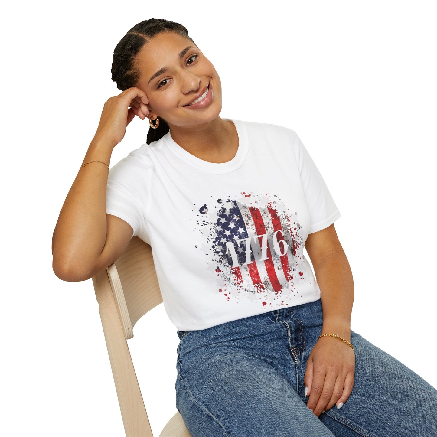 1776 Unisex Softstyle Crewneck T-Shirt