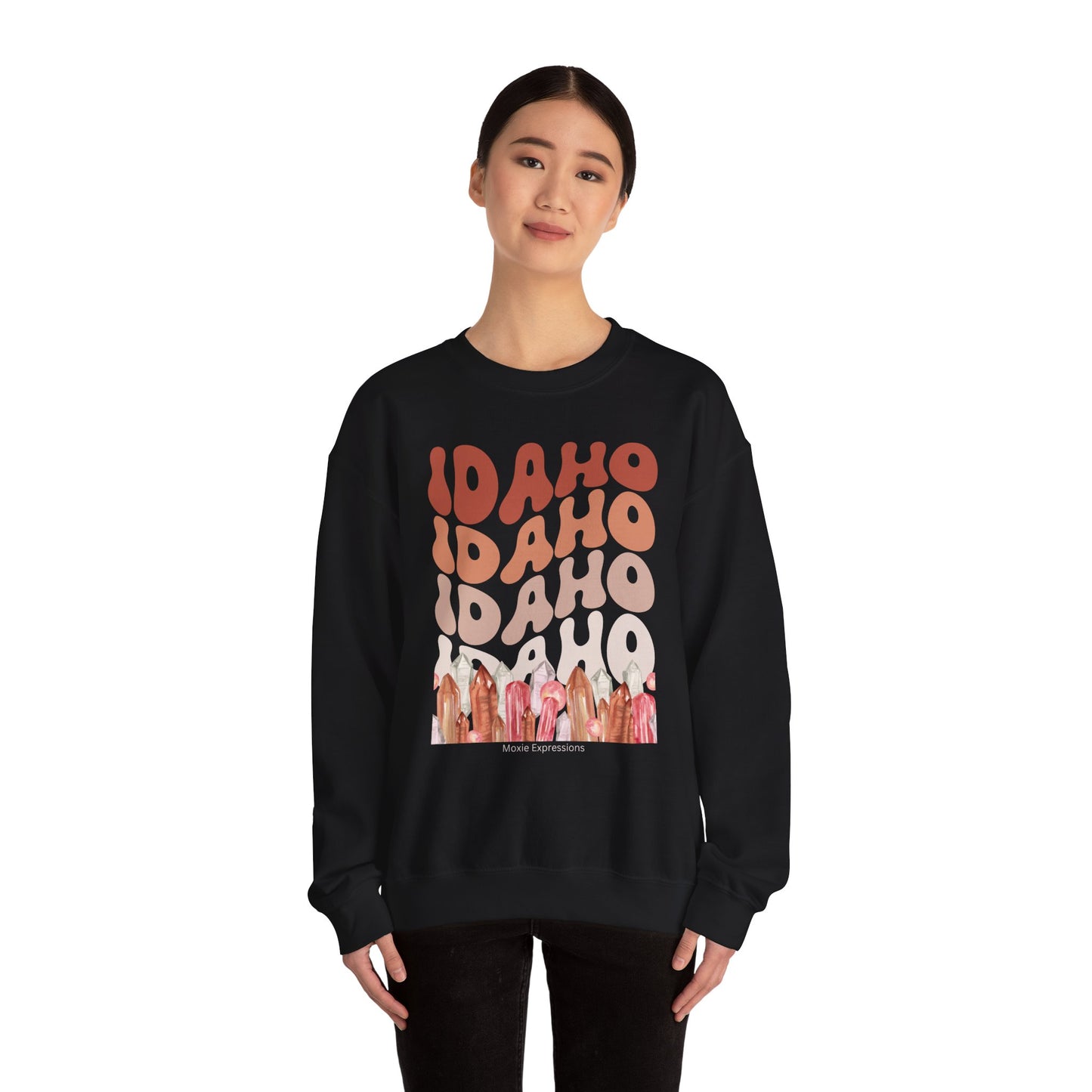 Idaho Gemstone Fusion Unisex Crewneck Sweatshirt