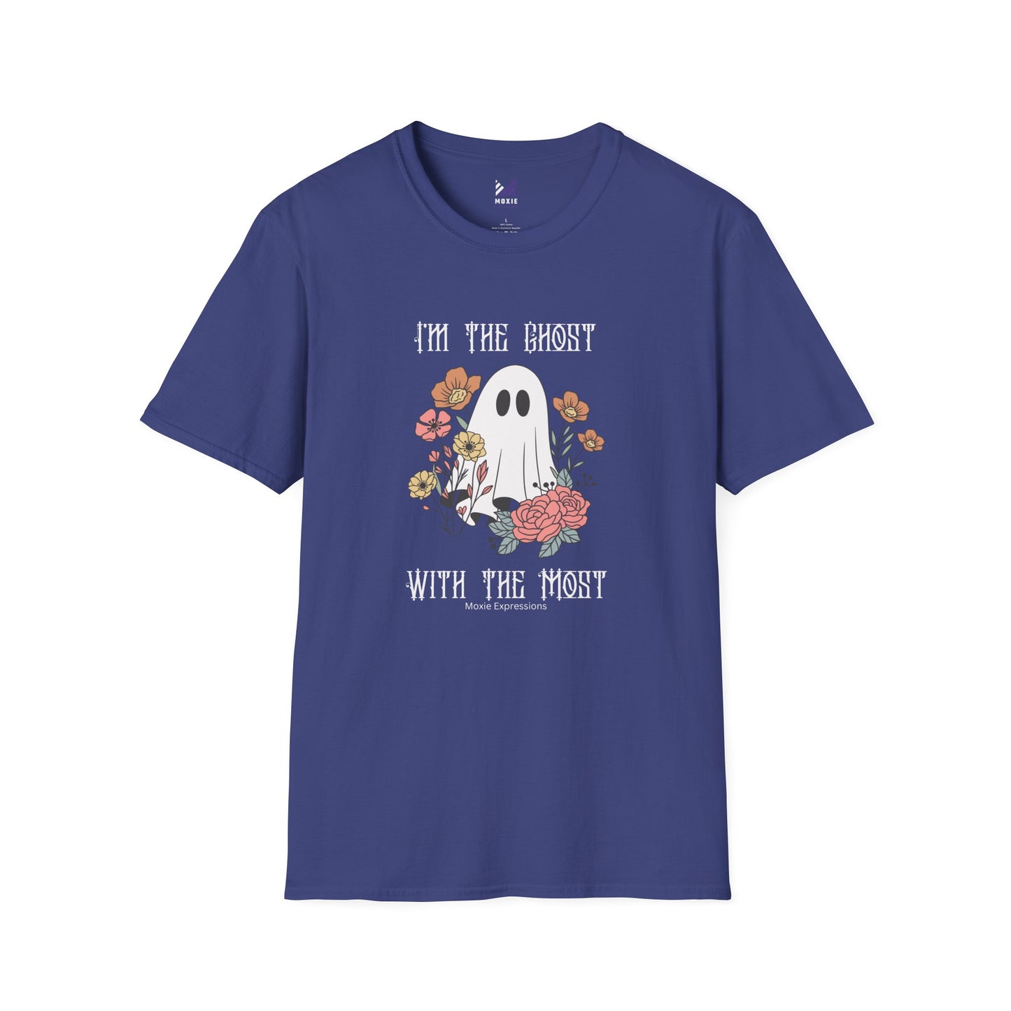Ghost with the Most Unisex Softstyle Crewneck T-Shirt