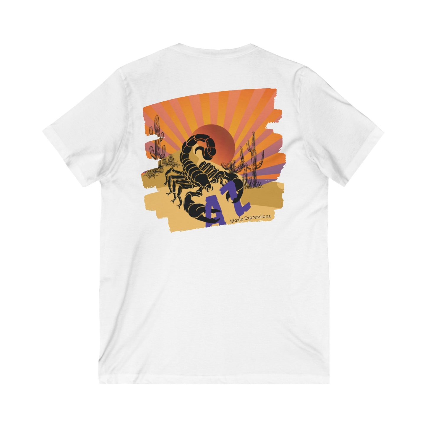 Desert Defenders Unisex Jersey Short Sleeve V-Neck Tee