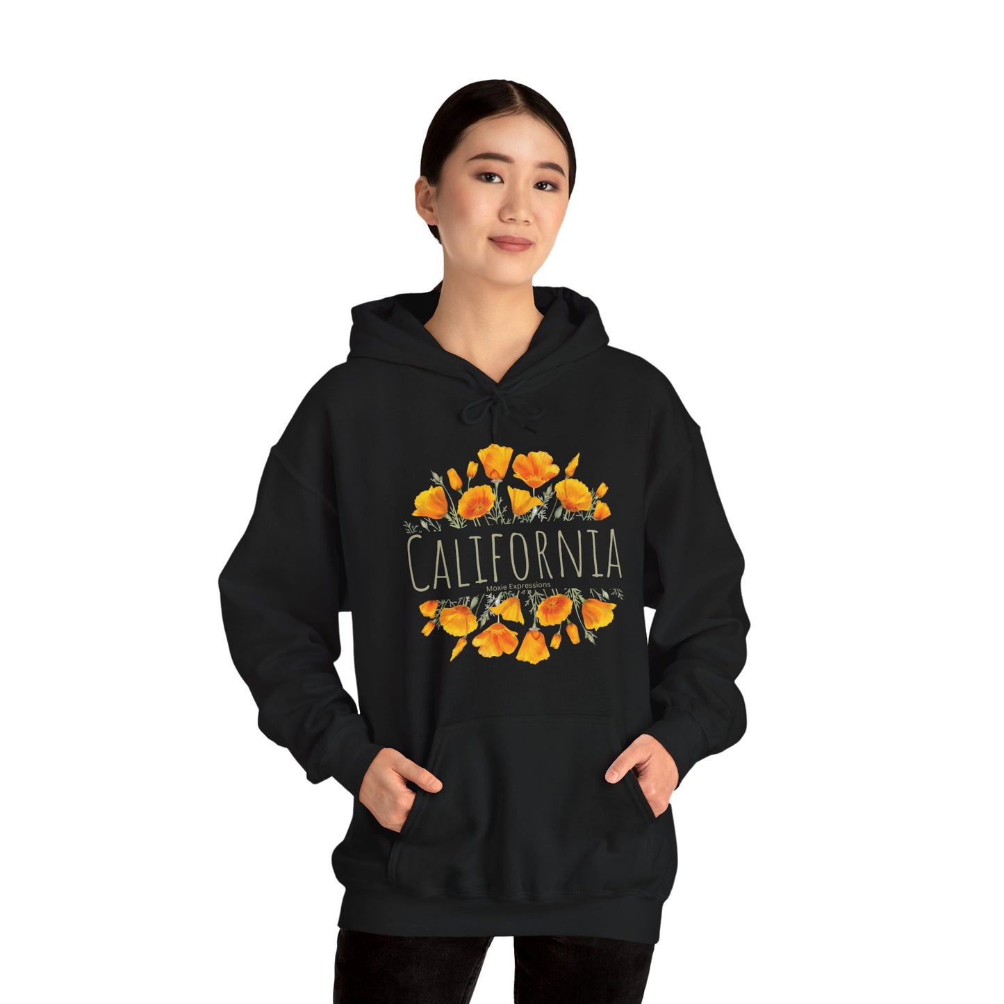 Golden Bloom Unisex Hooded Sweatshirt