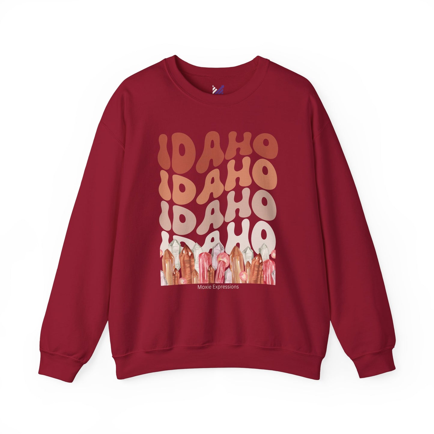 Idaho Gemstone Fusion Unisex Crewneck Sweatshirt