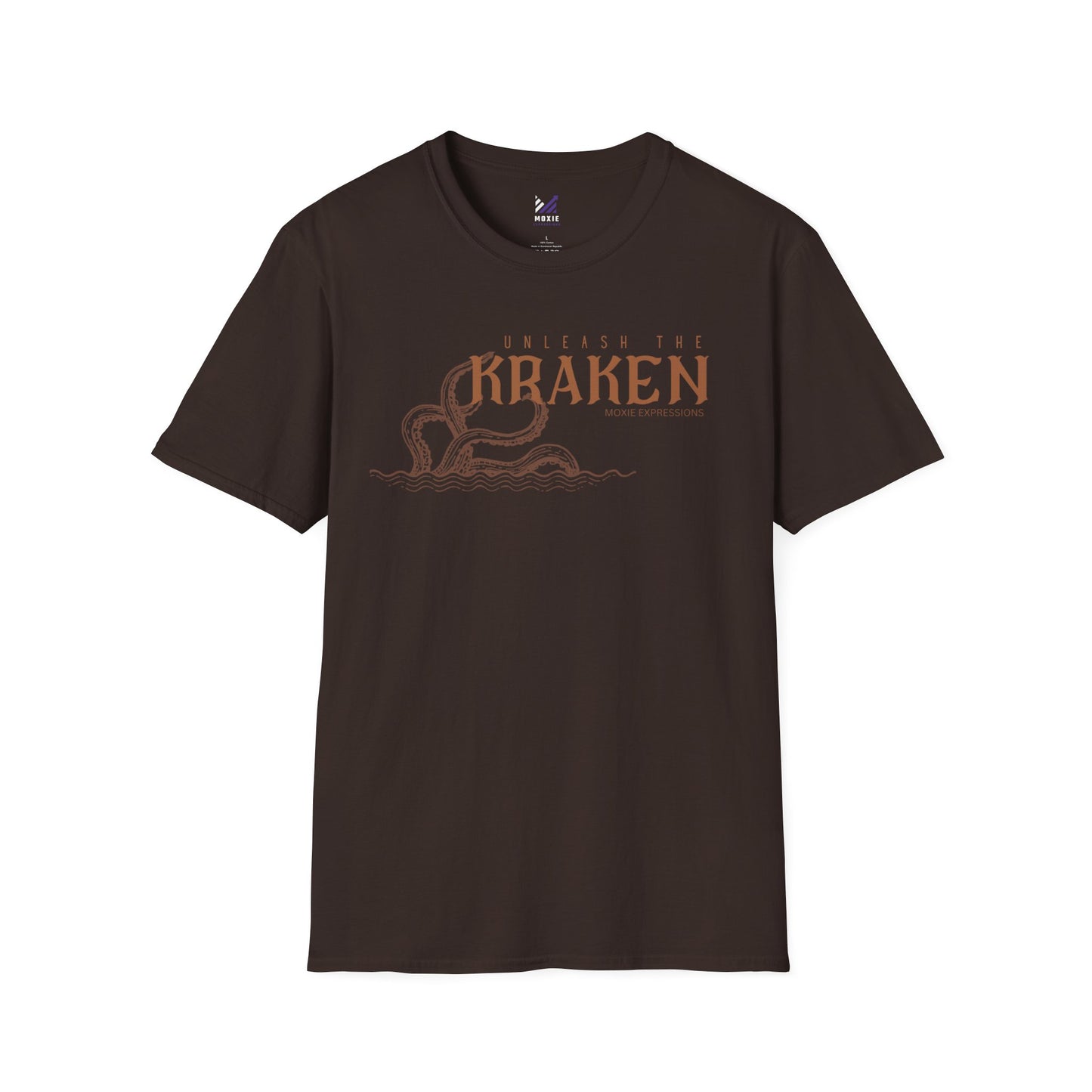 Kraken Storm Unisex Softstyle Crewneck T-Shirt