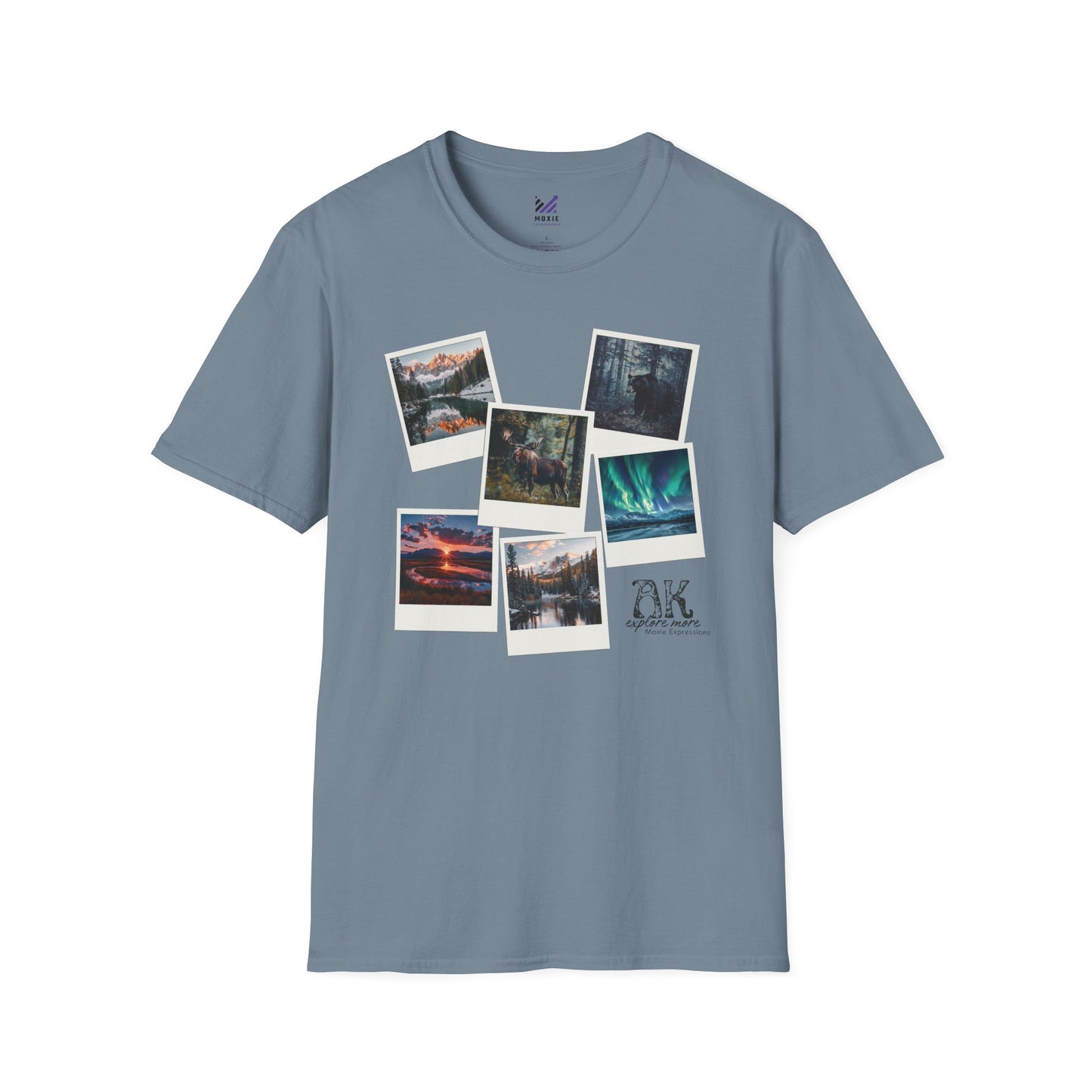 Alaska Explore More Unisex Softstyle Crewneck T-Shirt
