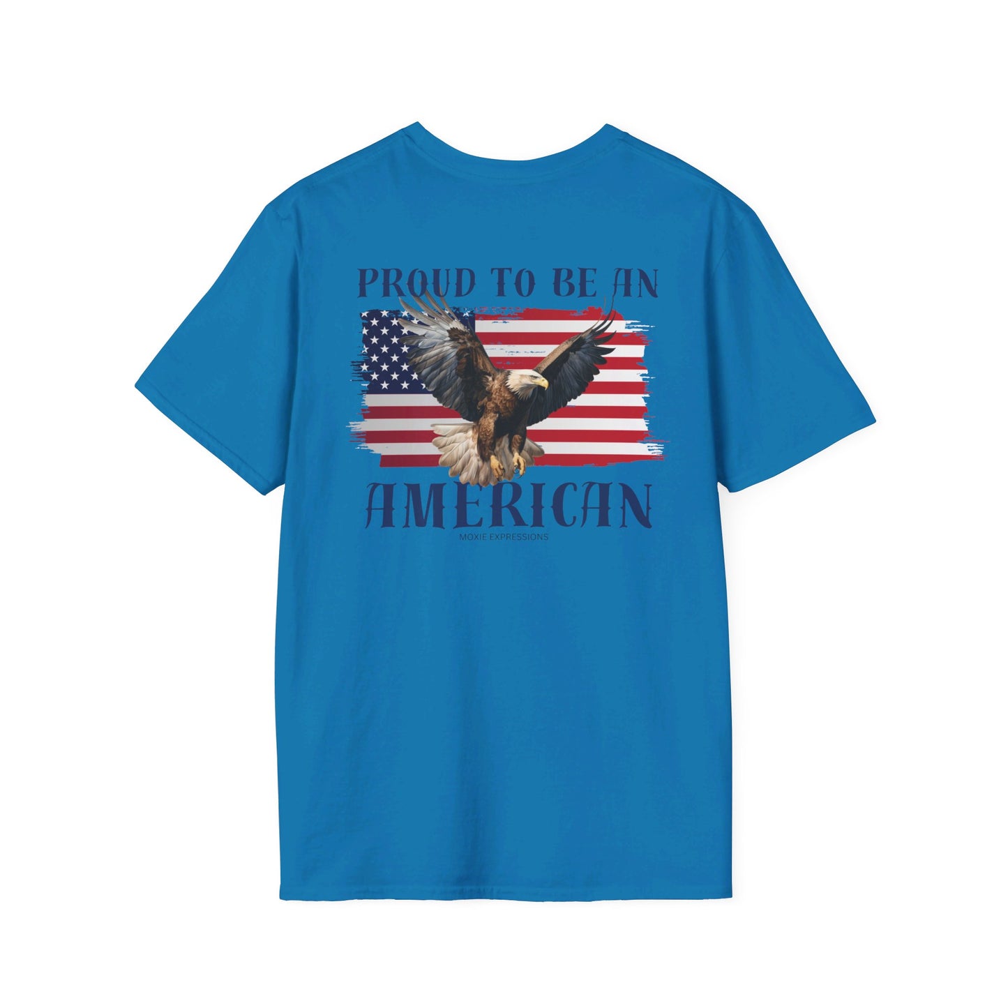 Proud Patriot Unisex Softstyle Crewneck T-Shirt