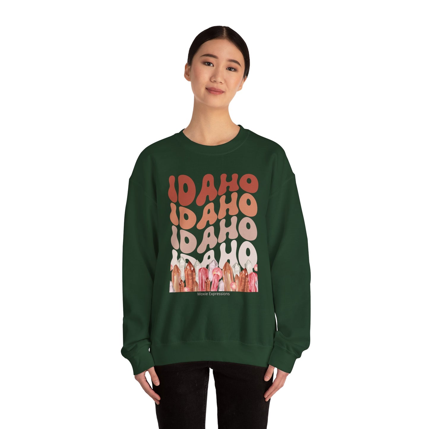 Idaho Gemstone Fusion Unisex Crewneck Sweatshirt
