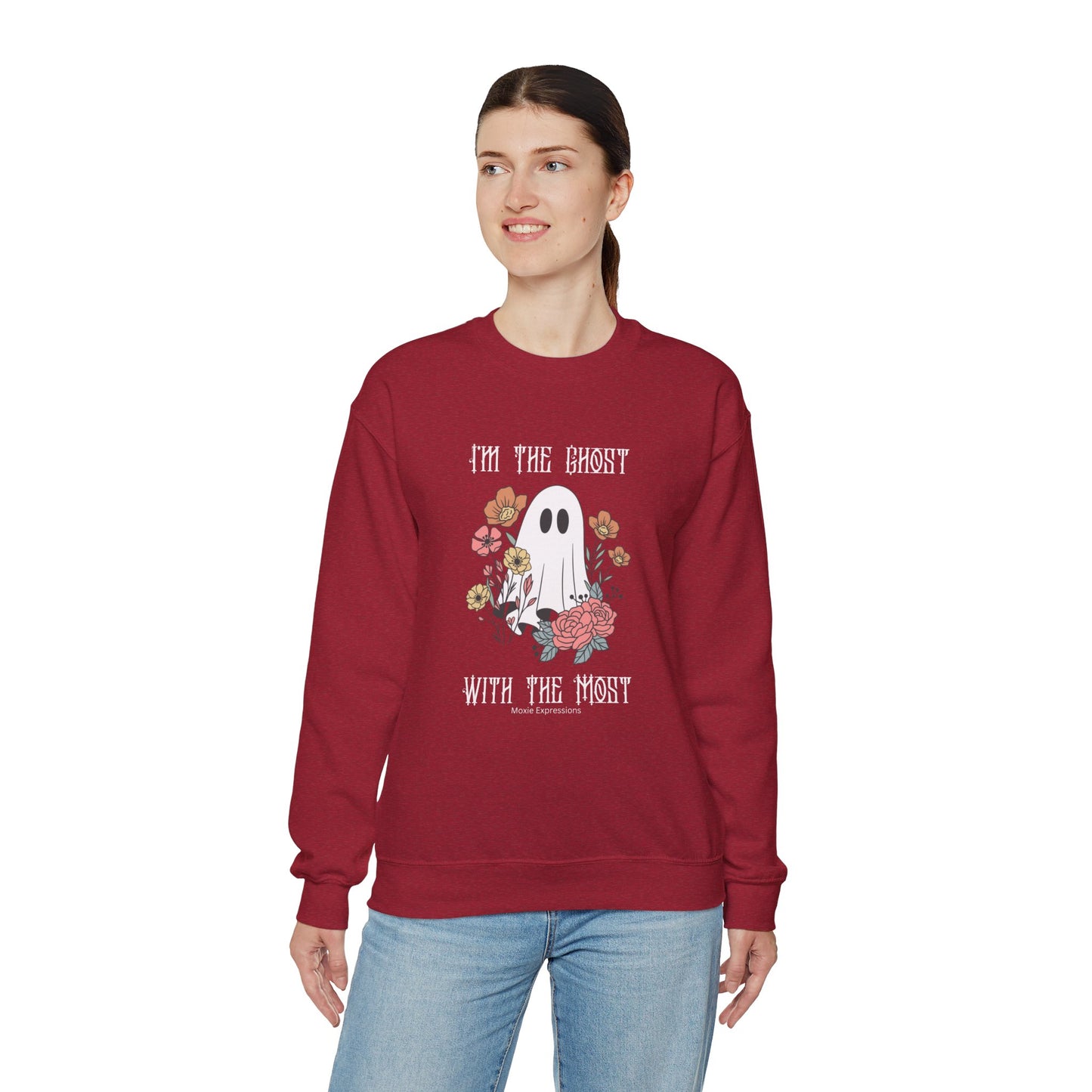 Ghost with the Most Unisex Crewneck Sweatshirt