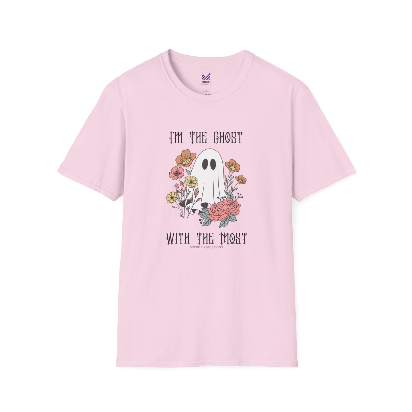 Ghost with the Most Unisex Softstyle Crewneck T-Shirt