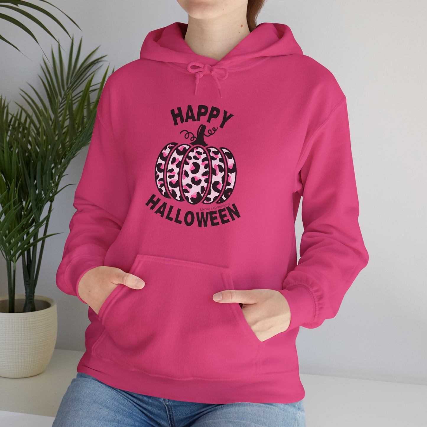 Sassy Pink Pumpkin Patch Unisex Hooded Sweatshirt