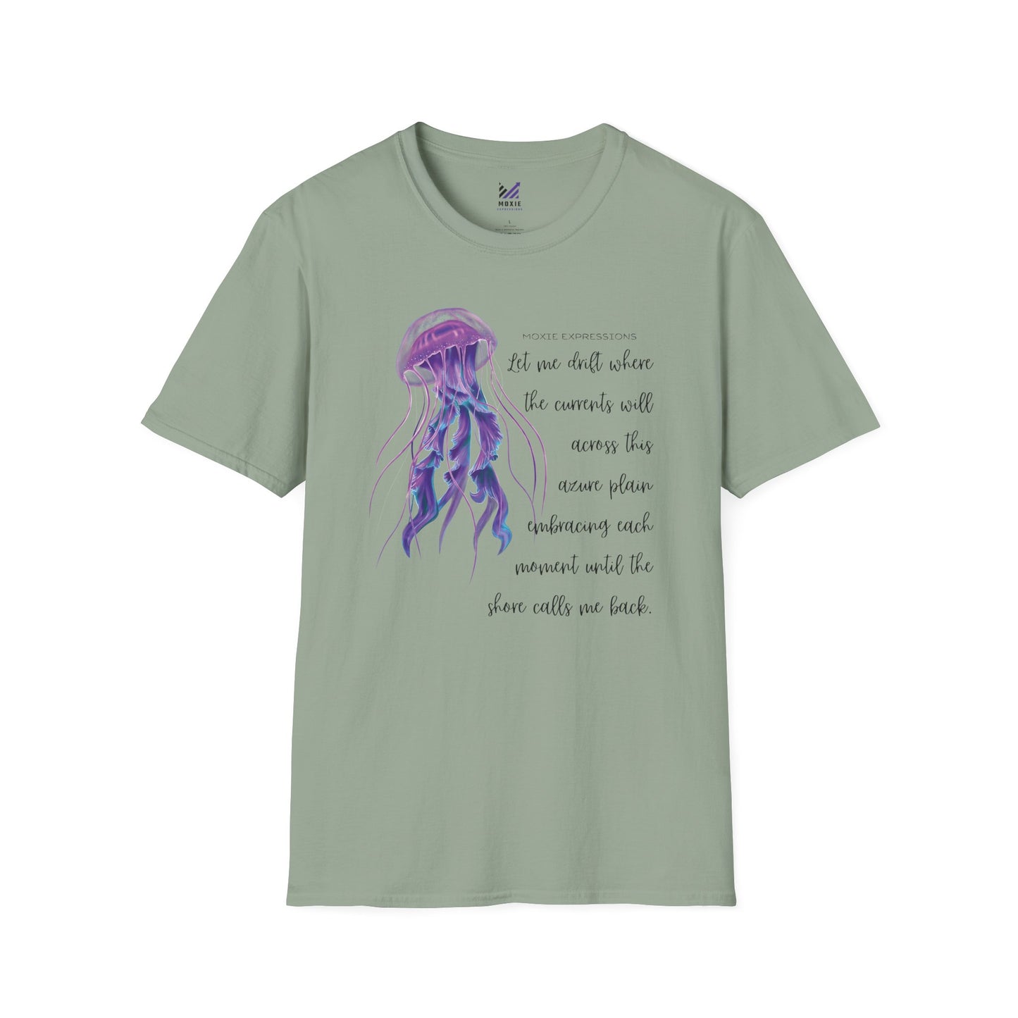 Ocean Whisper Unisex Softstyle Crewneck T-Shirt