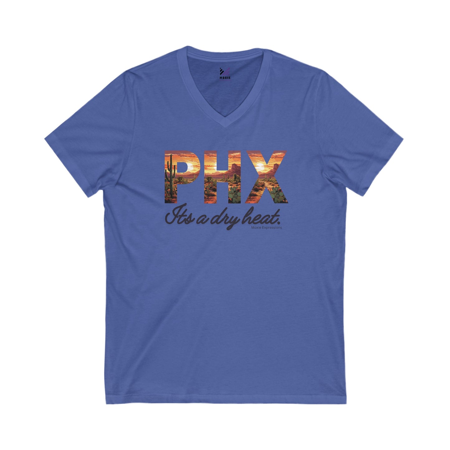 Desert Embrace Unisex Jersey Short Sleeve V-Neck Tee