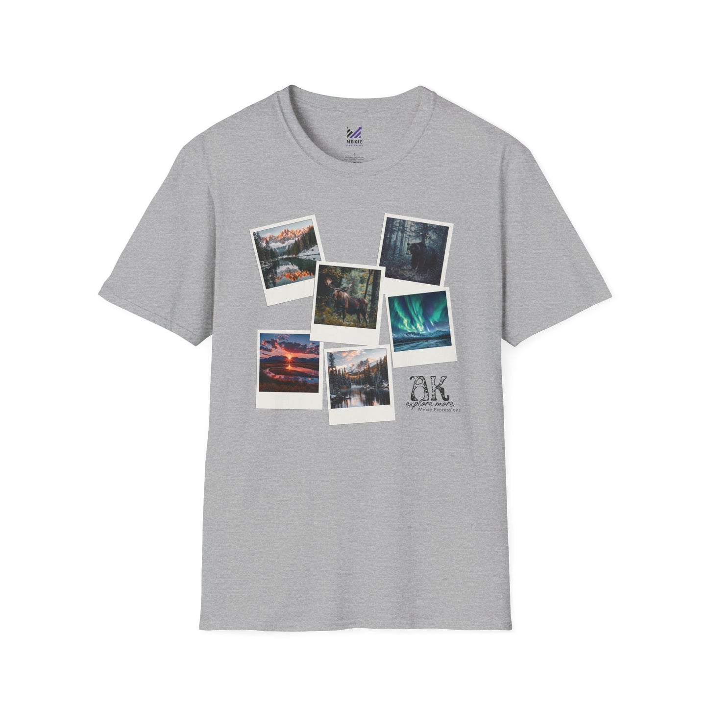 Alaska Explore More Unisex Softstyle Crewneck T-Shirt