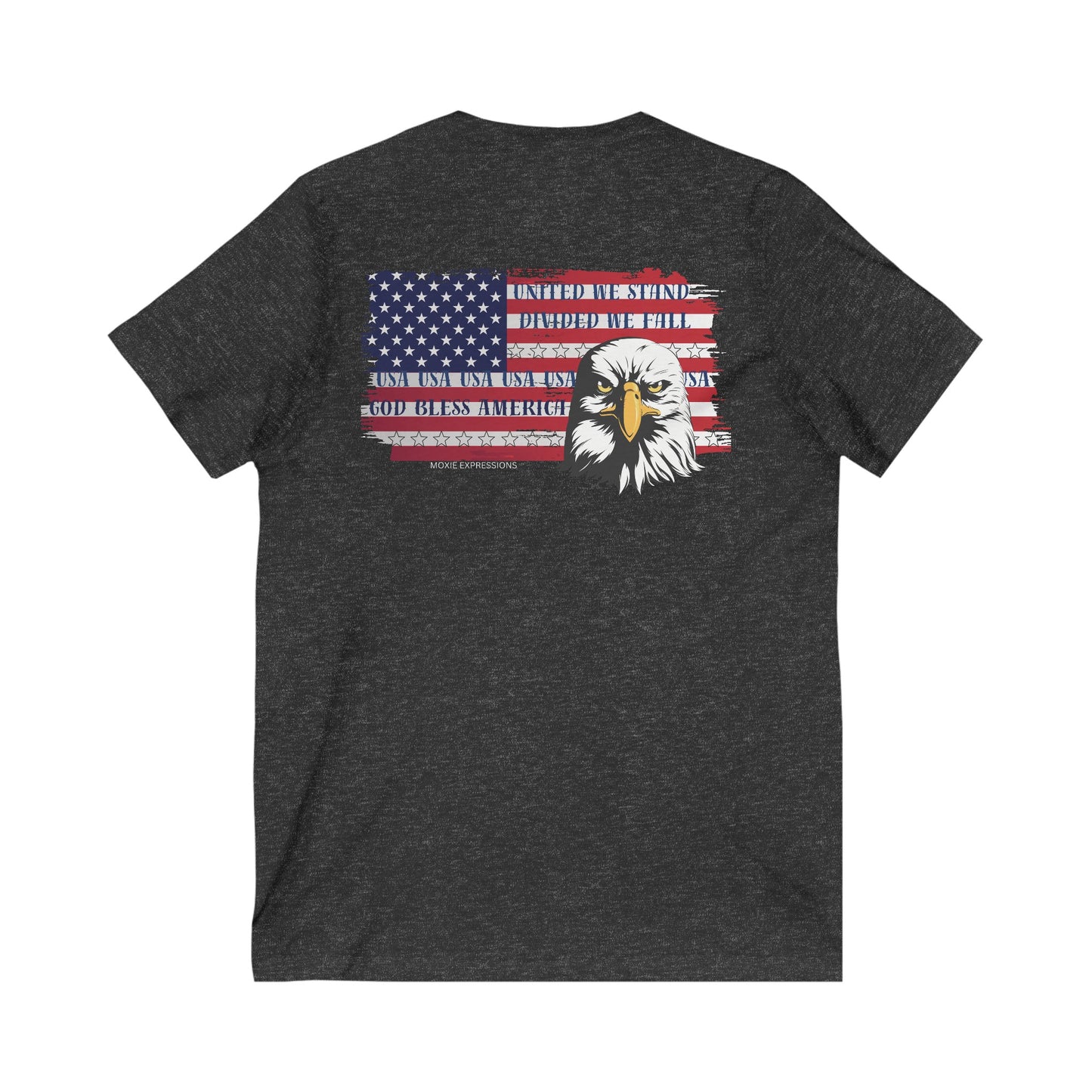 Eagle of Unity Unisex Jersey Short Sleeve V-Neck Tee