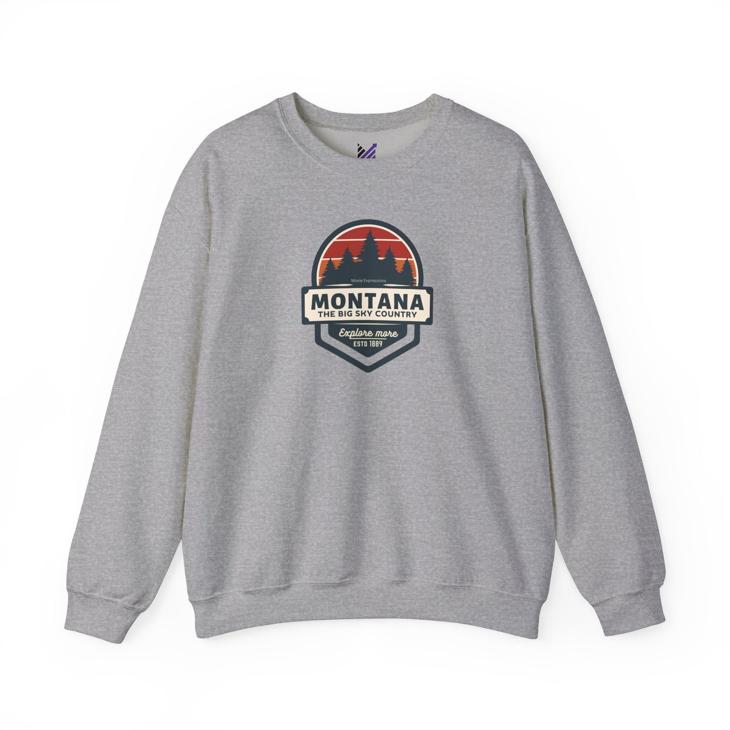 Montana Big Sky "Explore More" Unisex Crewneck Sweatshirt