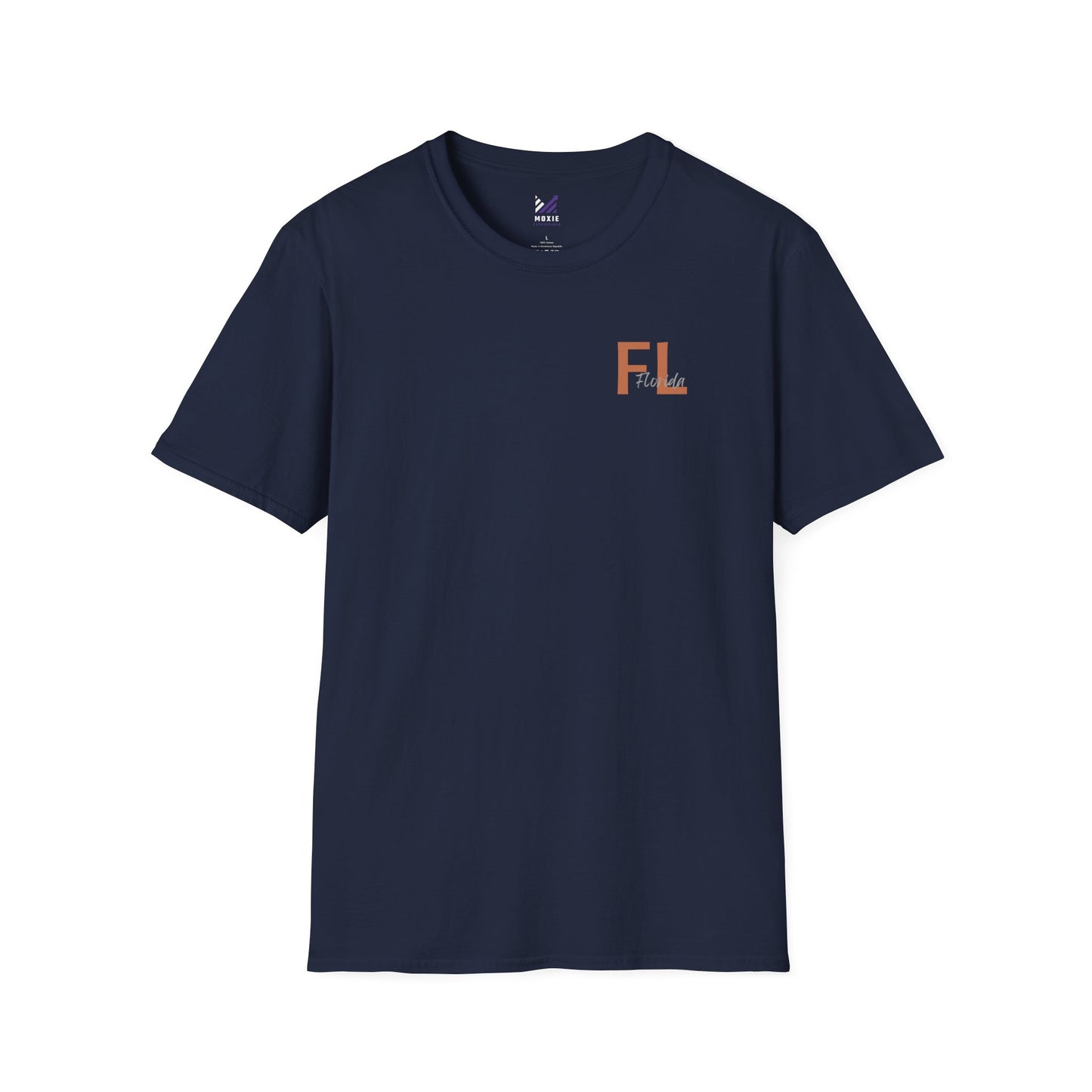 Florida Sunset Currents Unisex Softstyle Crewneck T-Shirt
