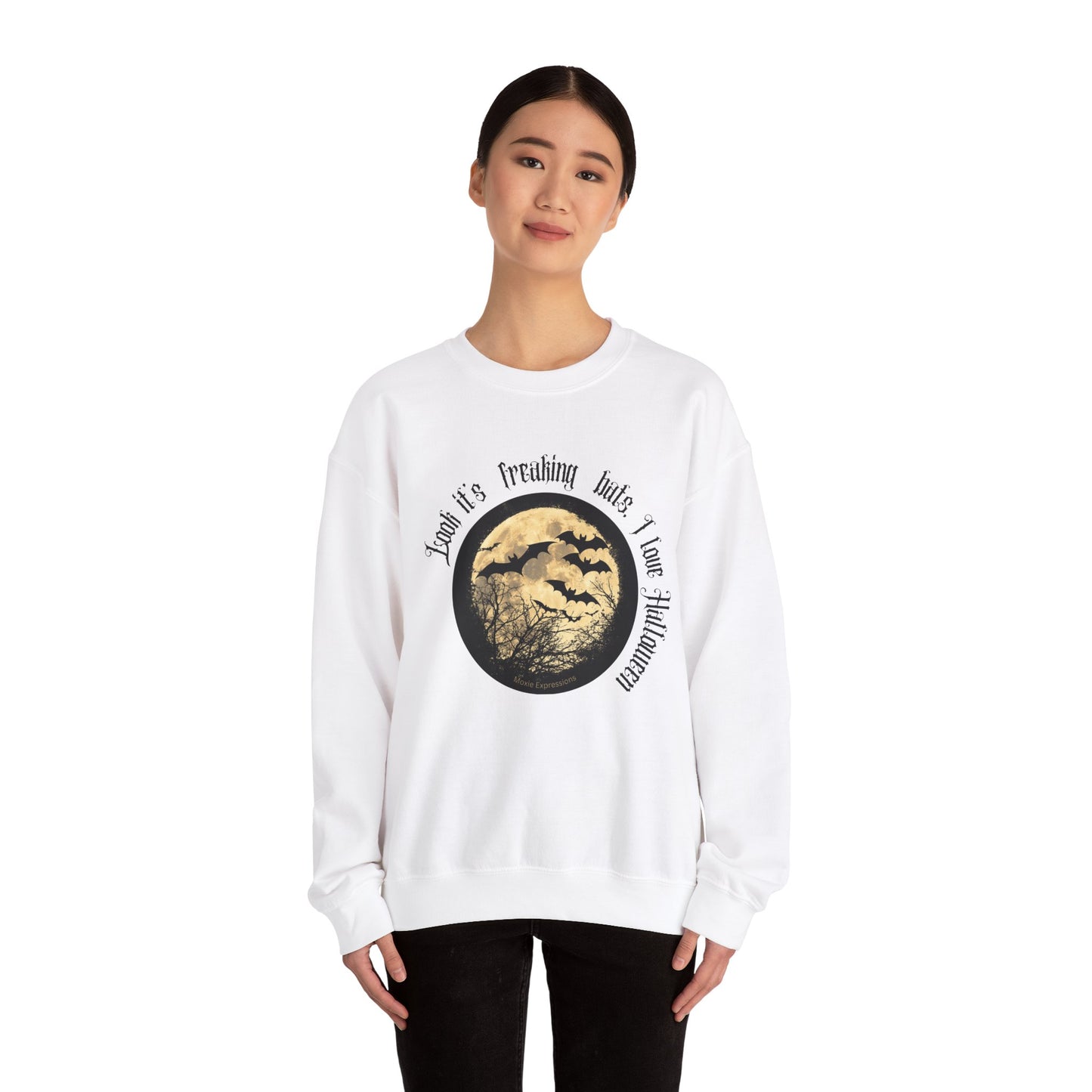 Twilight Bats Unisex Softstyle Crewneck T-Shirt