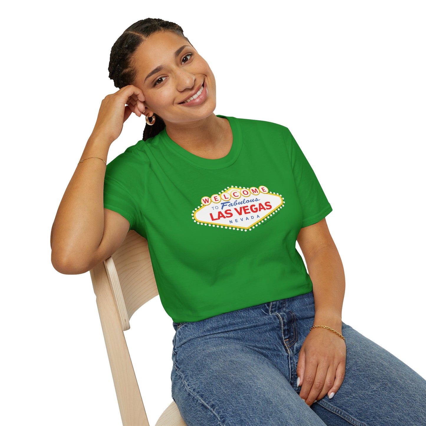 Vegas Vibes Unisex Softstyle Crewneck T-Shirt