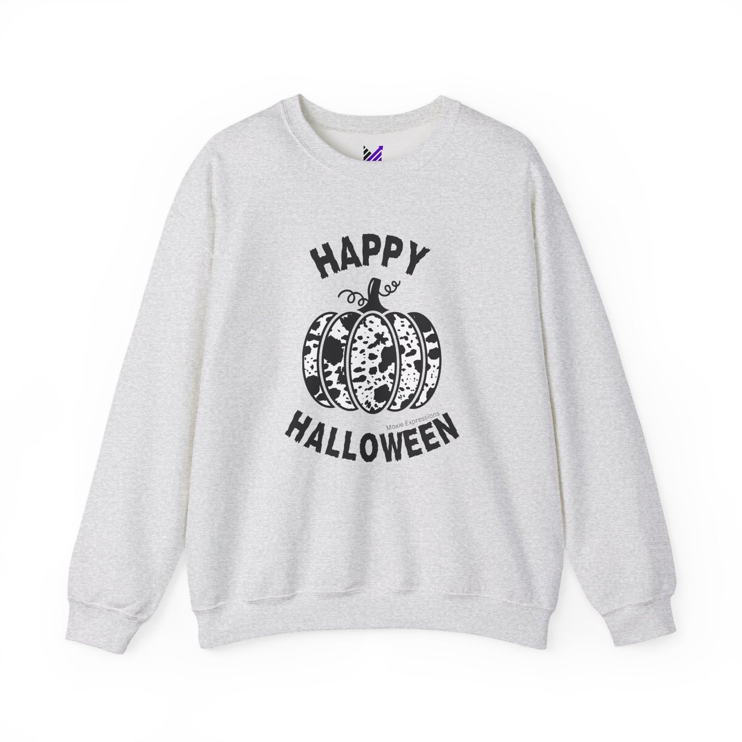 Cow Pumpkin Patch Unisex Crewneck Sweatshirt